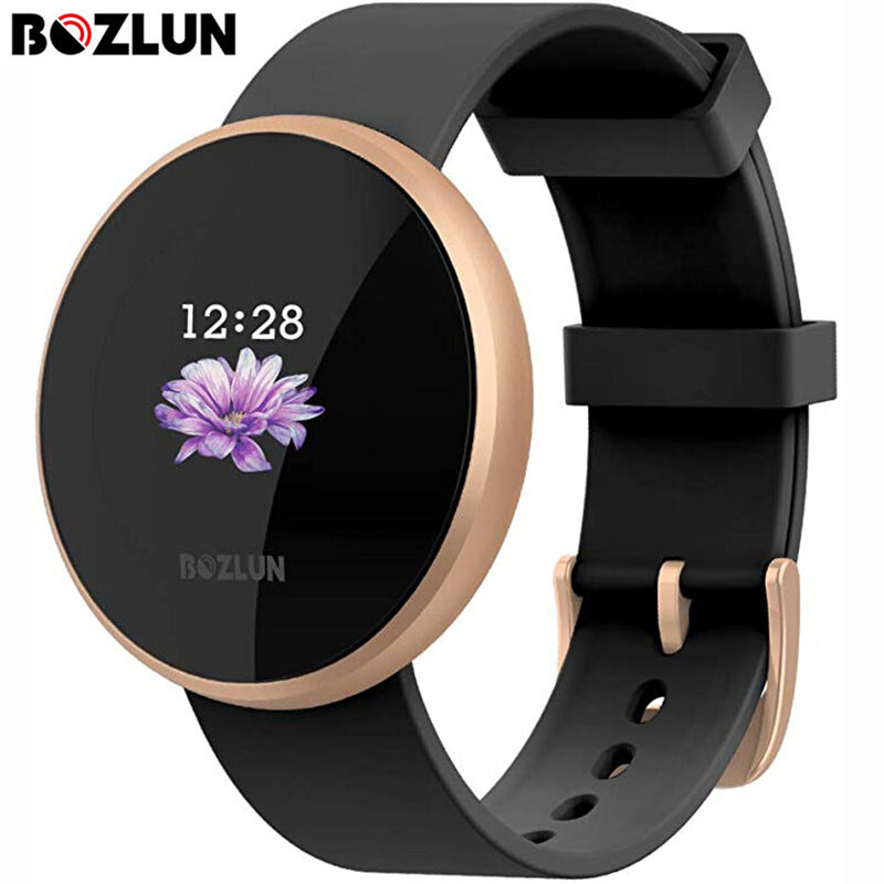 Bozlun relógio smartwatch b36, relógio inteligente, feminino, período digital, lembrete, calorias, monitoramento de atividades esportivas, a prova d' água