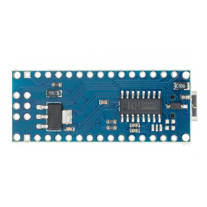 Nano com Bootloader, Controlador Nano 3.0 compatível para Arduino CH340, Driver USB, 16Mhz, ATMEGA328P, 168P