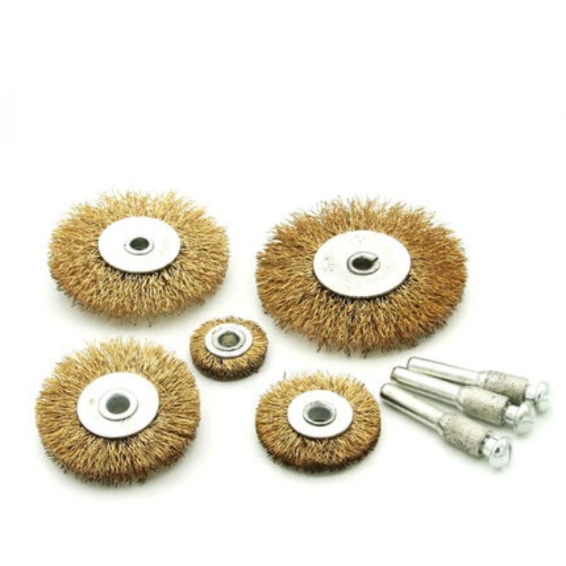 Metal Rust Removal Wire Wheel/Steel Wire Polishing  Wheel/Mini Rust Removal Polishing Brush Set/Electric Drill Wire Brush Set