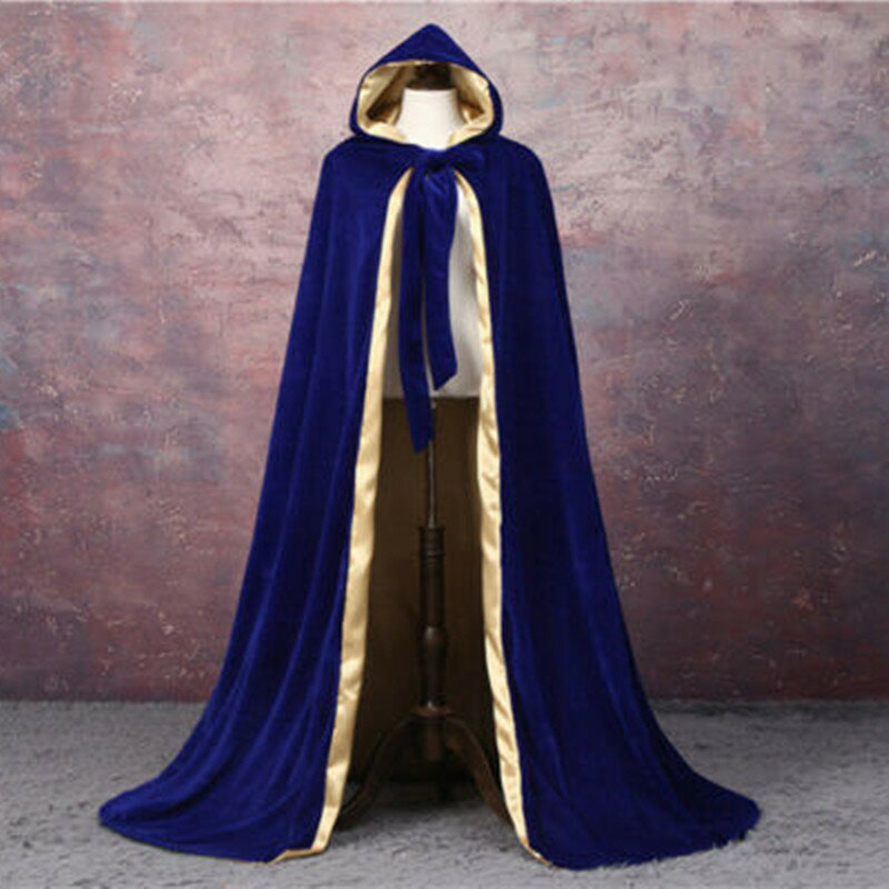 Capa de terciopelo elegante para desfile, bata de lujo de estilo europeo, capa Medieval, chal para fiesta, Reina, Princesa, boda