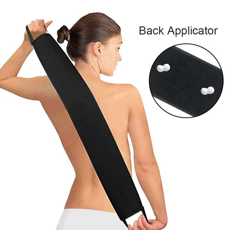 Almohadilla aplicadora de espalda para autobronceador para evitar manchas de bronceado en las manos para todos los autobronceadores (banda aplicadora de espalda)