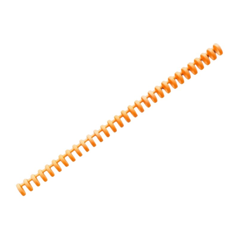15mm bobina de ligação plástica 30-ring 0.59 "diâmetro multi-anel ligação bobina clipe encerramento para a maioria de cadernos de folha solta hx6a