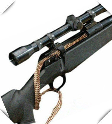 ハンティングガンボアクリーナー22スケール .223カル & 5.56mm、7.62mm、12gaライフルクリーニングキットツールコネクテールバレルロープブラシ