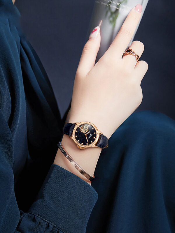 AILANG – montres mécaniques pour femmes, top dix, ajourées, serties de diamants, nouvelle collection 2022