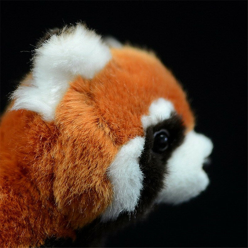 23cm 시뮬레이션 플러시 Lesser 팬더 인형 야생 동물 교육 장난감 고품질 컬렉션 플러시 장난감 어린이 성인을위한
