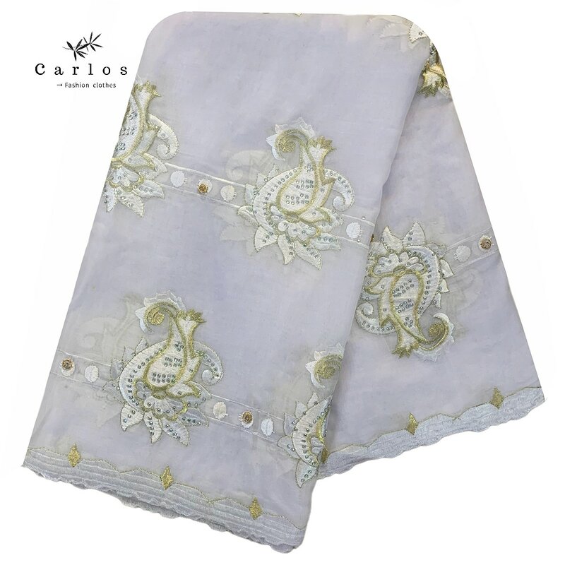 Bufandas africanas para mujer, pañuelo bordado musulmán de algodón pesado, bufanda de gran tamaño con cuentas para envolver chales, nuevo estilo