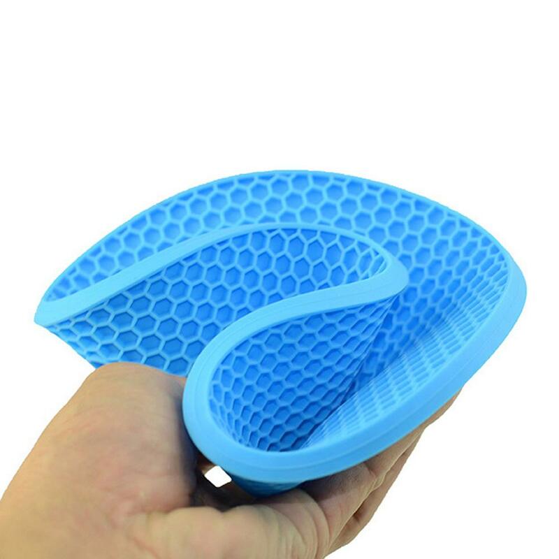 Circular Honeycomb Design Silicone Heat Insulation Mat Thickened Anti-slip Heat Insulation Mat Kitchen accessories Blanking pad
