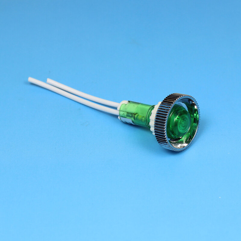 Lámpara piloto con cable, luz indicadora de 10mm, 110v, 120v, 10mm, ZS88