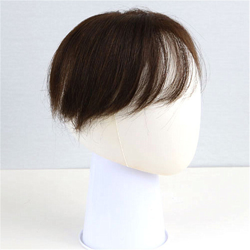 Franja de cabelo curto franja franja clip em hairpieces aumentar o volume do cabelo para cabelo curto toupees