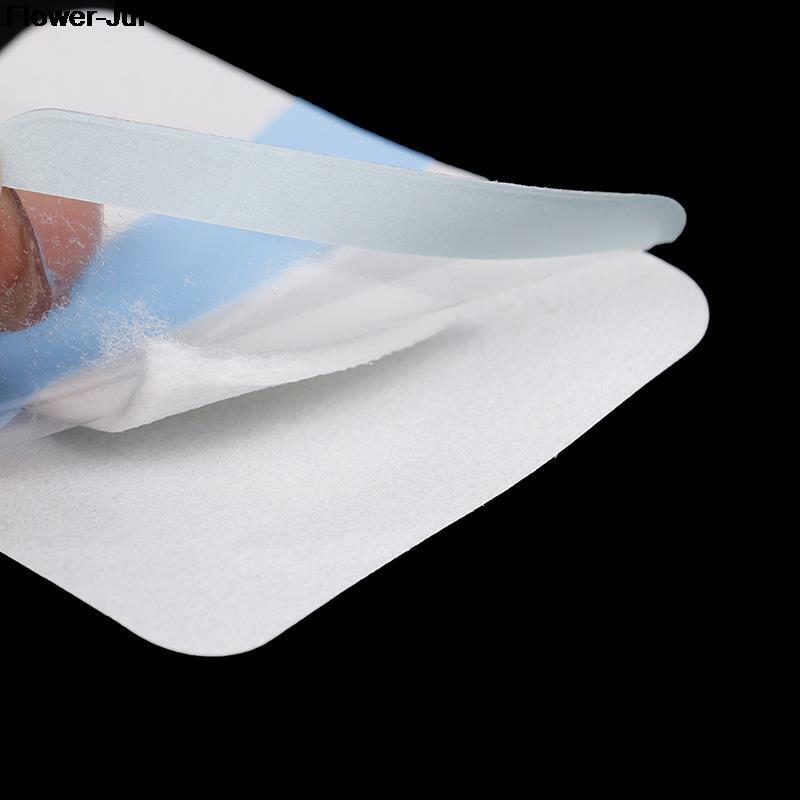 Yeso adhesivo médico transpirable, cinta transparente impermeable, película de PU, 10 unidades