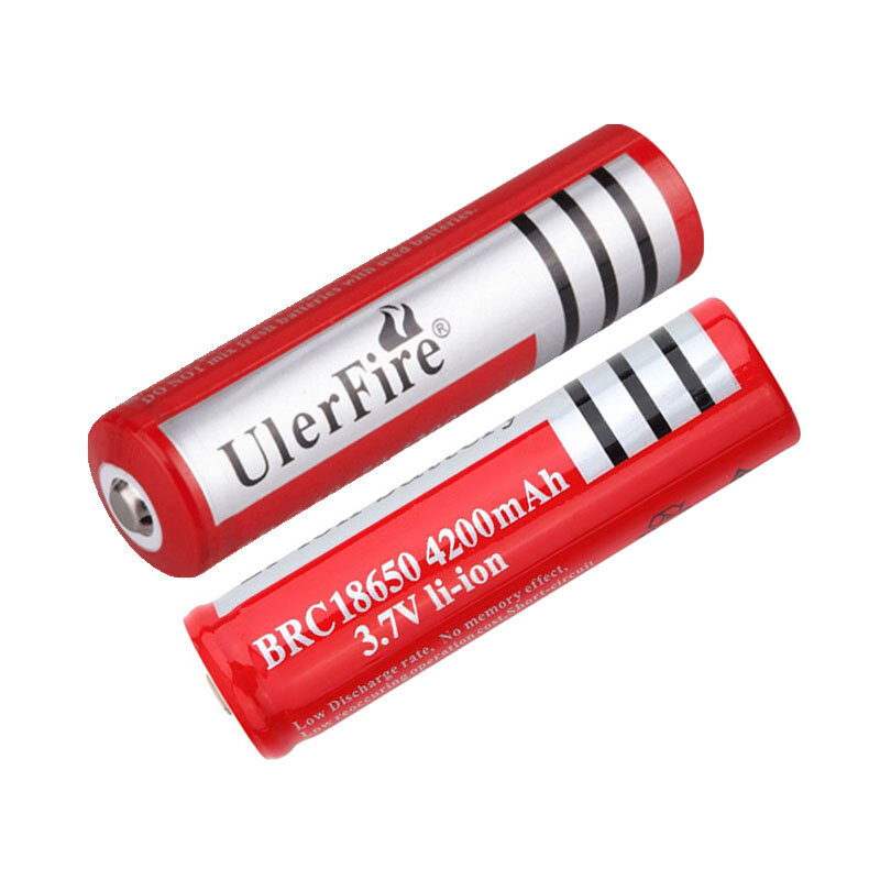2/3/4/5pcs 18650 Battery 4200mAh 3.7V 18650 Rechargeable Battery Li-ion Lithium Bateria for LED Flashlight Torch Lithium Battery