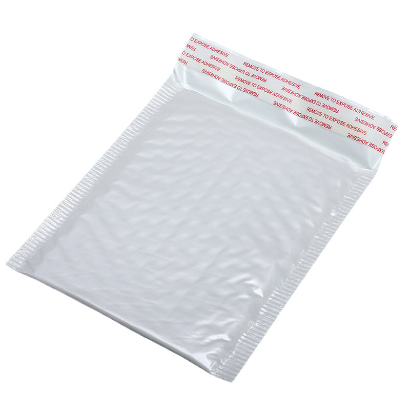 Bolsa de correo de espuma blanca, sobres acolchados con diferentes especificaciones, 50 unids/lote