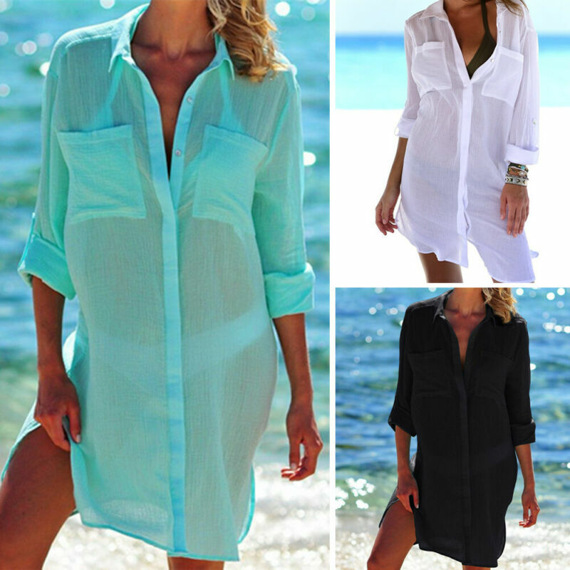 Heiße Baumwolle Tuniken für Strand Frauen Badeanzug Vertuschungen Frau Bade bekleidung Strand vertuschen Beach wear Mini kleid Saida de Praia