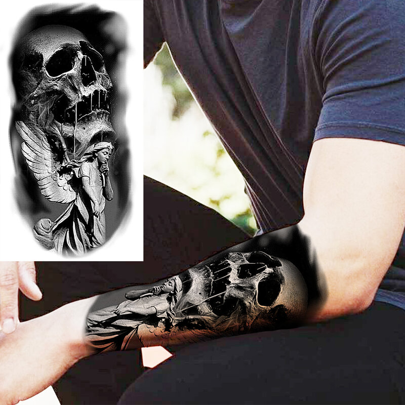 Pin de The Inked Culture en ARM/SLEEVE TATTOOS | Tatuaje blackout, Tatuajes  elegantes, Tatuaje de horror