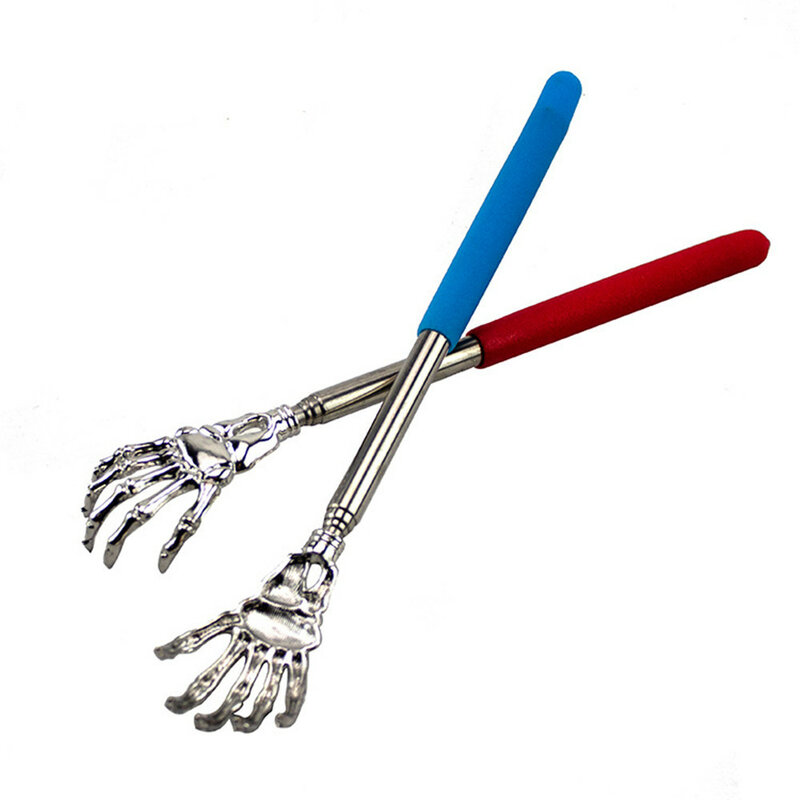 Stainless Steel Back Scratcher Telescopic Scratching Massager Extendable Itch Old Man Happy Health Products Hackle Handicrafts