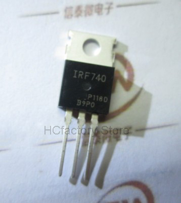 Original 10 PÇS/LOTE IRF740 IRF740PBF MOSFET N-Chan 400V 10 Amp TO-220 Triode Transistor cischy lista de distribuição Por Grosso