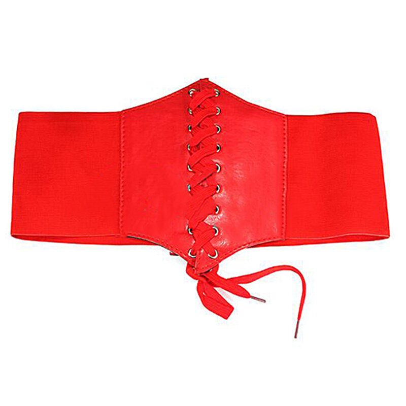 Corset Belt For Women Fashion Female Faux Leather Wide Waist Tight Waistband Belt Corset Elastic Waist Belt ремень женский