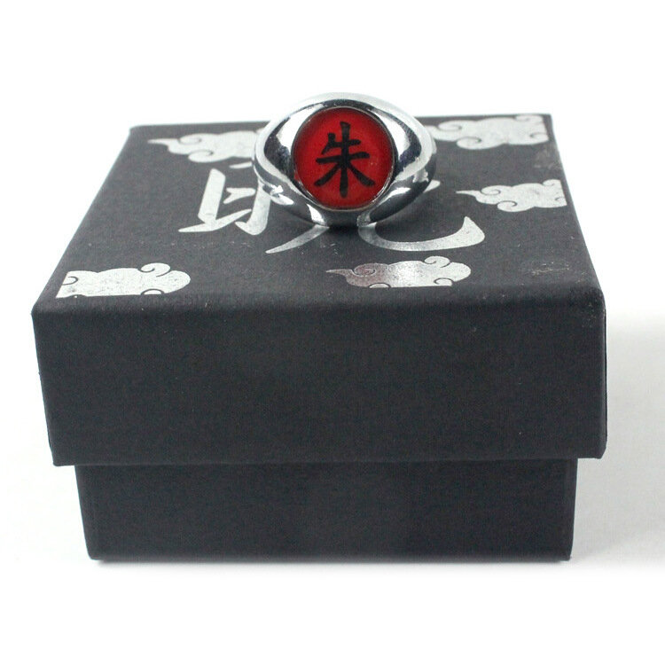 อะนิเมะHOKAGE Naruto Akatsukiคอสเพลย์แหวนSasori Itachi Hidan Deidara Peinอุปกรณ์เสริมProp