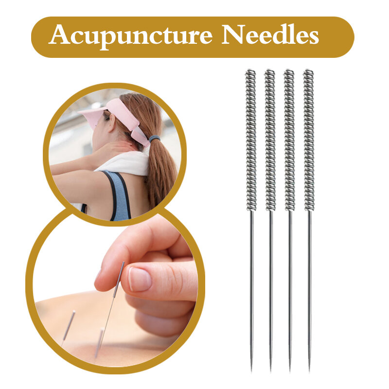 Aguja de acupuntura desechable estéril con masajeador de tubo, agujas de acupuntura chinas, 500 piezas, Envío Gratis