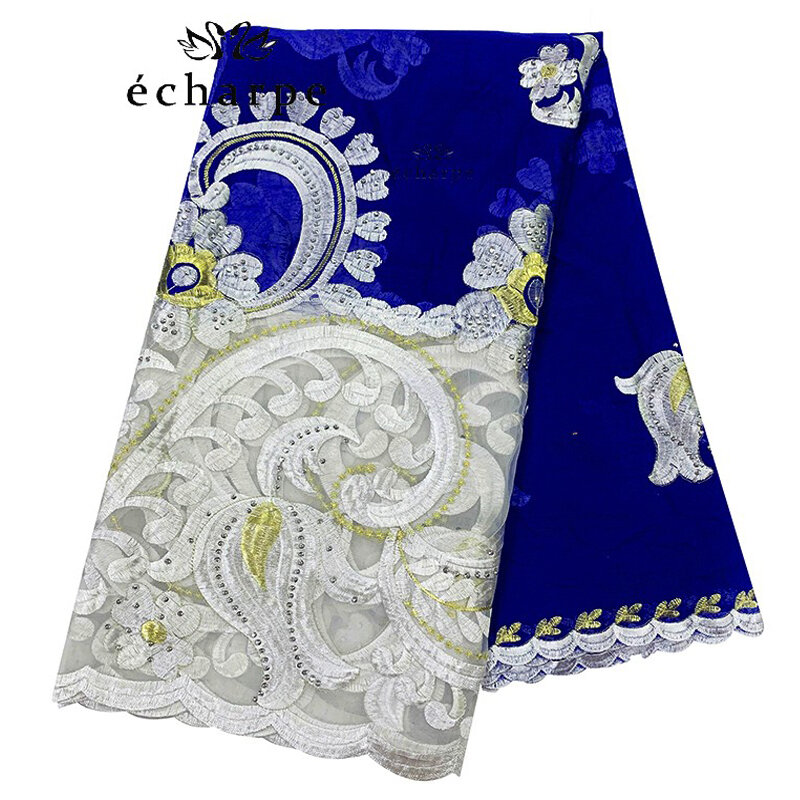 Nowa afrykańska damska dubaj szalik hafty bawełniane łączenie z siatką damski hidżab duży rozmiar szal Pashmina EC921