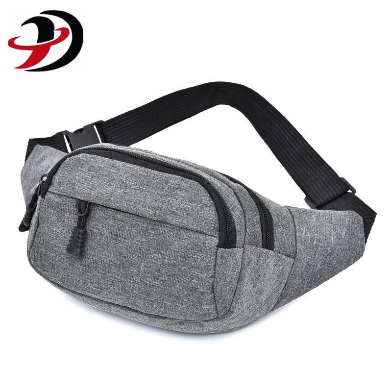 Wholesale Custom Men's Multi-Function Waterproof Oxford Cloth Chest Bag Outdoor Sports Mobile Phone Waist Bag