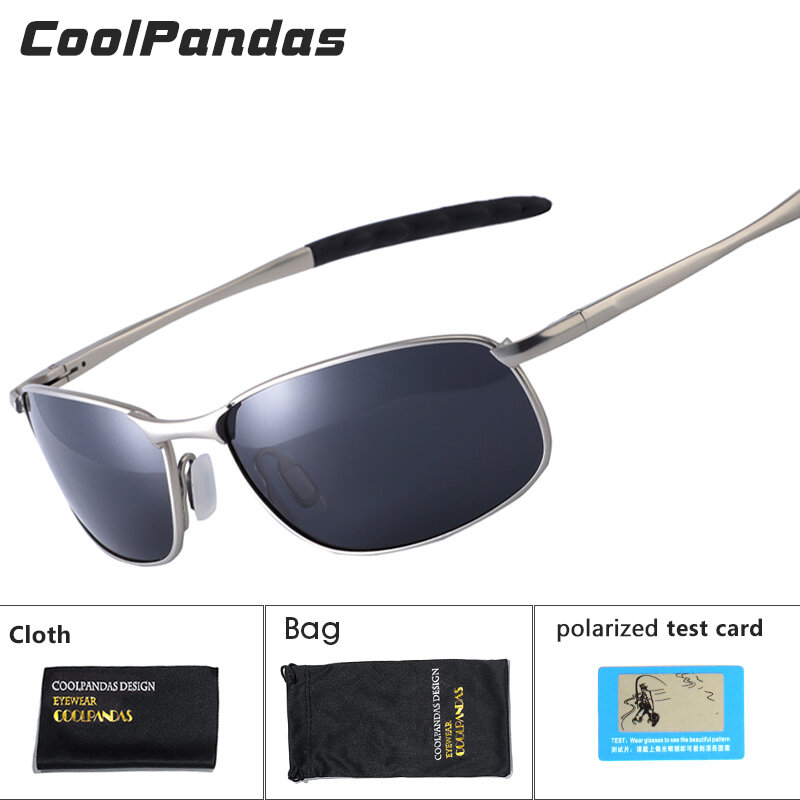 CoolPandas-gafas de sol polarizadas para hombre, lentes pequeñas de diseñador de marca, para conducir, UV400, 2022