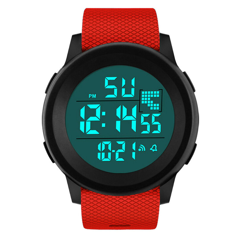 Reloj Digital deportivo para hombre, cronógrafo Digital de lujo con pantalla Led, resistente al agua