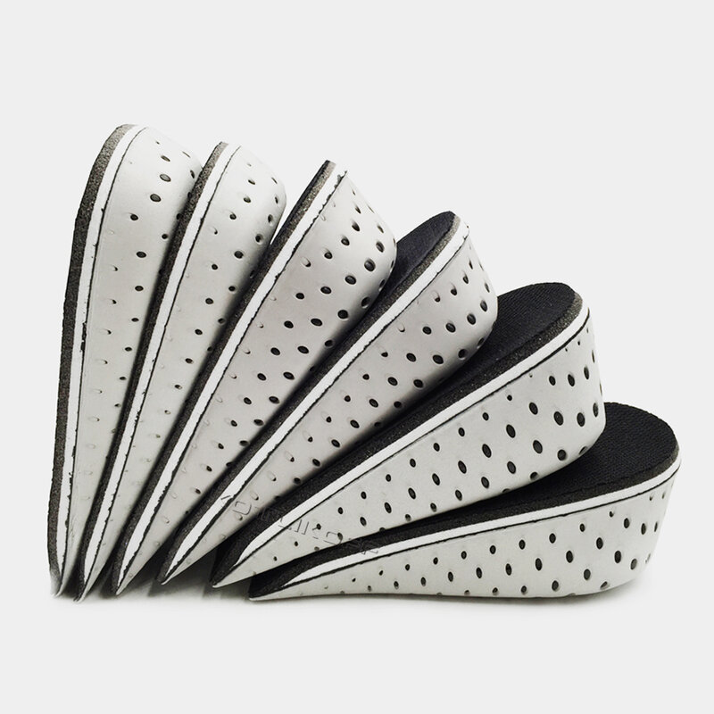 KOTLIKOFF-plantillas transpirables para aumentar la altura, almohadilla para zapatos deportivos, cojín Unisex de 2,3 cm a 4,3 cm