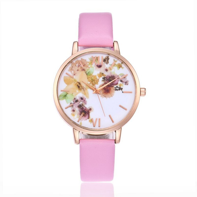 POFUNUO   Simple Fashion Quartz Wristwatches Reloj Unisex Watch Luxury Female Belt Woman Watches