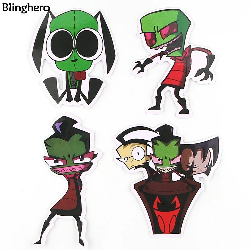 Blinghero Alien Sticker 38 Stks/set Grappige Scrapbooking Stickers Bagage Stickers Decal Computer Accessoires BH0085