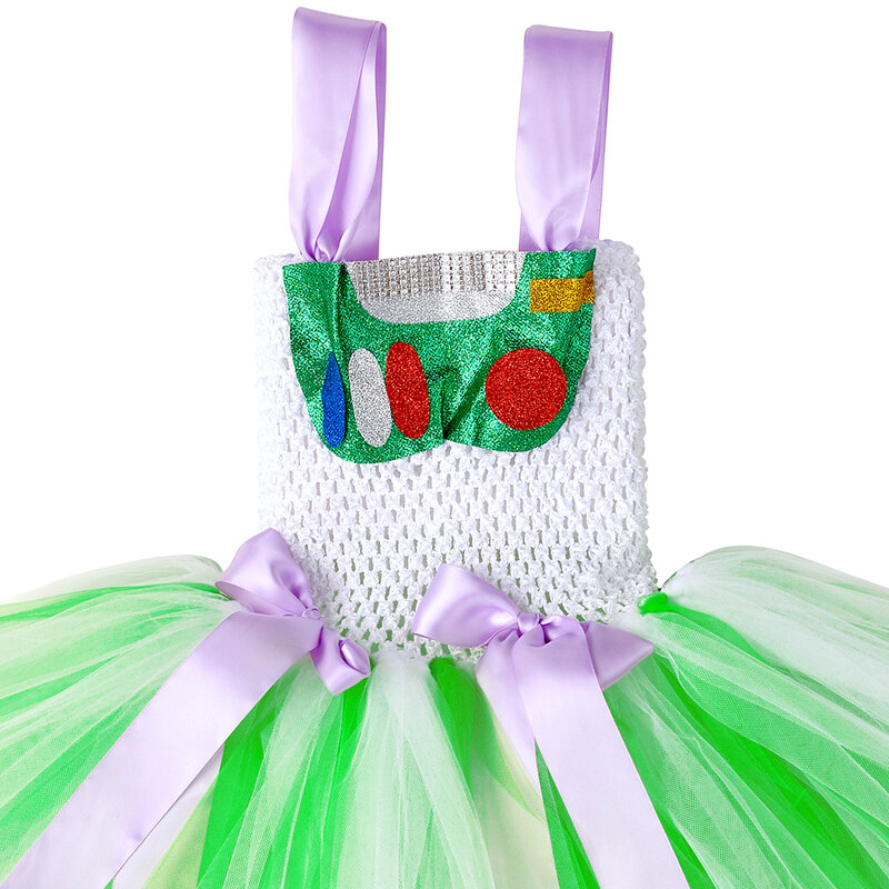 Mainan Buzz Lightyear Kostum Cosplay untuk Anak Perempuan Gaun Tutu Baju Musim Panas Halloween Bayi Anak-anak Hadiah Pakaian Pesta Ulang Tahun
