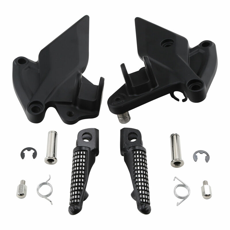 Motorcycle Front Footpegs Pedals Footrests Bracket For Kawasaki Z1000 ZR1000 2010-2021