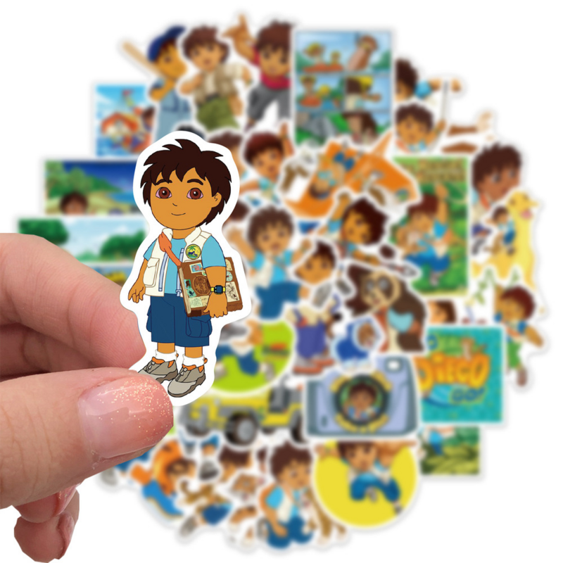 10/50Pcs Cartoon Tv Go Diego Go Stickers Voor Laptop Gitaar Bagage Waterdichte Graffiti Sticker Kid Speelgoed