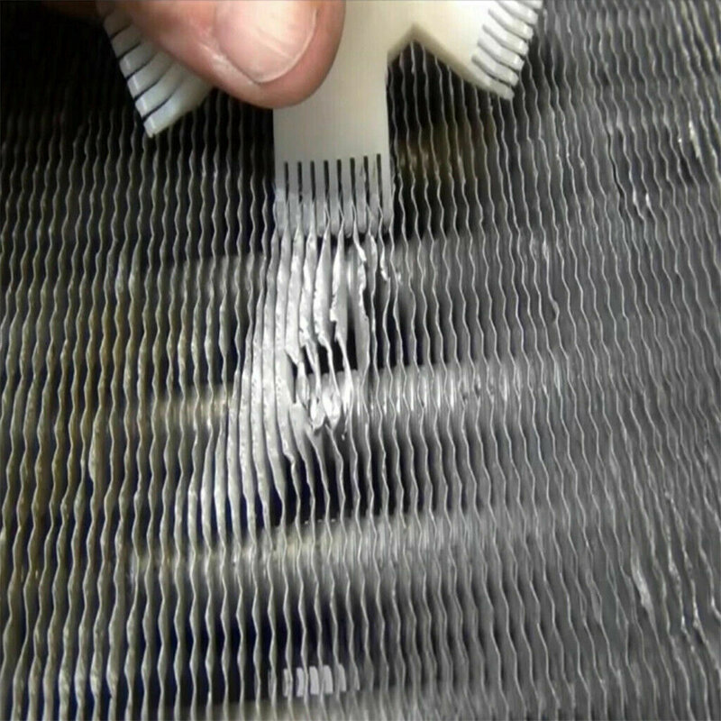 Pettine universale per la riparazione dell'aletta del radiatore condizionatore d'aria pettine per condensatore di raffreddamento dell'auto spazzola per la pulizia AC strumenti di riparazione del dispositivo di raffreddamento dell'evaporatore