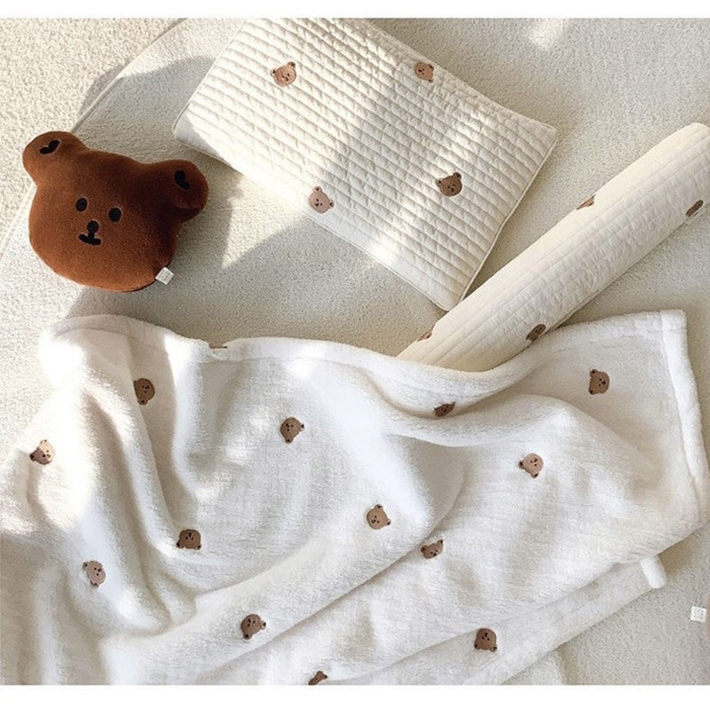 Soft Flannel ผ้าห่มสำหรับทารกแรกเกิดรถเข็นเด็กขนแกะปะการังเด็กทารกอุปกรณ์เสริม Swaddle Wrap ผ้าห่มผ้าปูที่นอน