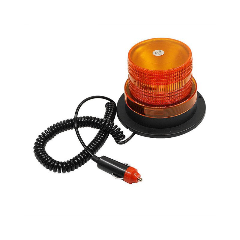 Lâmpada estroboscópica de emergência, luz de aviso de segurança rotativa para carro, indicação escolar, led, amarelo redondo para teto, caixa de flash