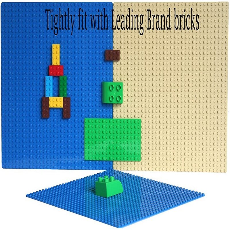 Piastra di Base 32*32 16 x32 16 x16 punti Building Blocks piastra di Base piastra di plastica fai da te accessori in mattoni classici giocattolo per bambini