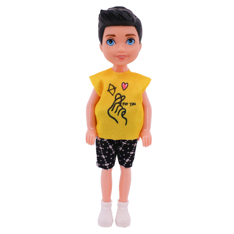 Doll Clothes For Kelly Dolls Handmade Fashion Dress T-shirts Shorts Accessories Fit 5Inch Dolls,12CM Kelly Doll,Our Generation