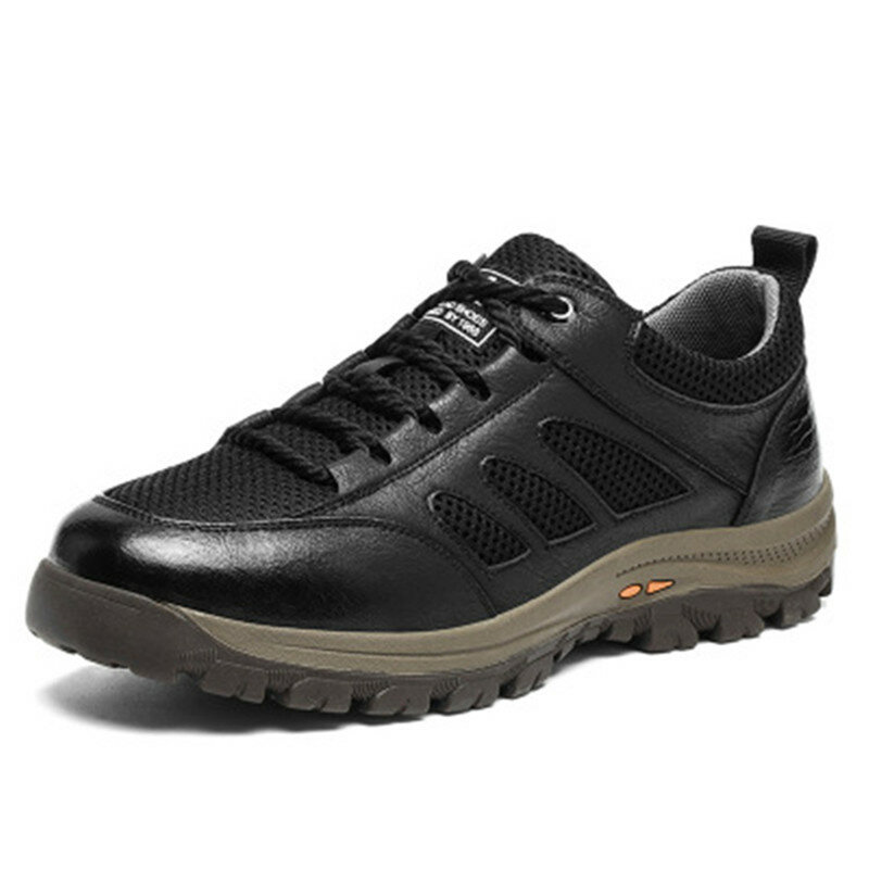 Zapatos deportivos transpirables para hombre, calzado informal de cuero, suela suave para caminar al aire libre, primavera, verano, 2021
