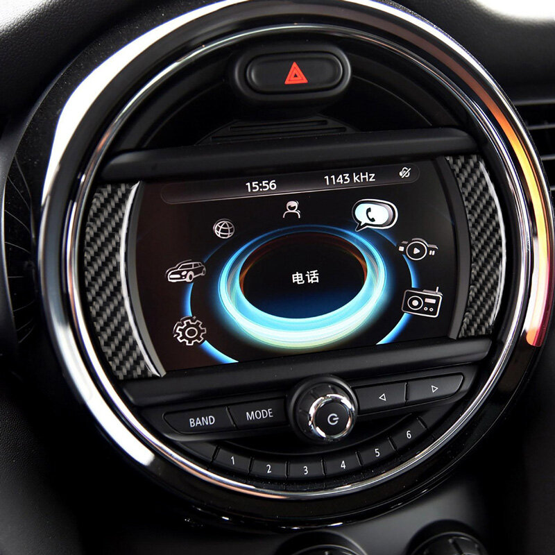 لوحة سيارة تحكم مركزي ملاحة شاشة الديكور ملصق لميني ون كوبر F54 F55 F56 F60 اكسسوارات تعديل