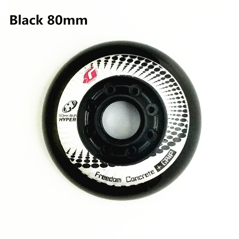 Rueda de patines de 80mm, 76mm, 72mm, blanco y negro, para SEBA HV HL, alta fibra de carbono ligera, 4 unids/lote