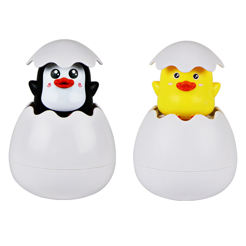 Baby Bathing Toy Kids Cute Duck Penguin Egg Water Spray Sprinkler Bathroom Sprinkling Shower Swimming Water Toys For Kids Gift