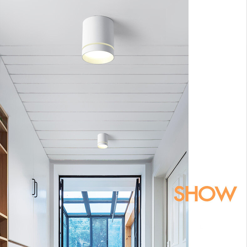 5W/10W/20W LED SMD5630 Decke Licht Bild Lampe Downlight Wohnzimmer Flur Schwarz/weiß/Rosa/Blau/Orange shell