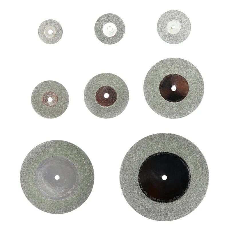 XCAN 다이아몬드 톱날, 미니 원형 톱날, Dremel 회전 공구용, 다이아몬드 절단 톱 디스크, 16-60mm, 38 개