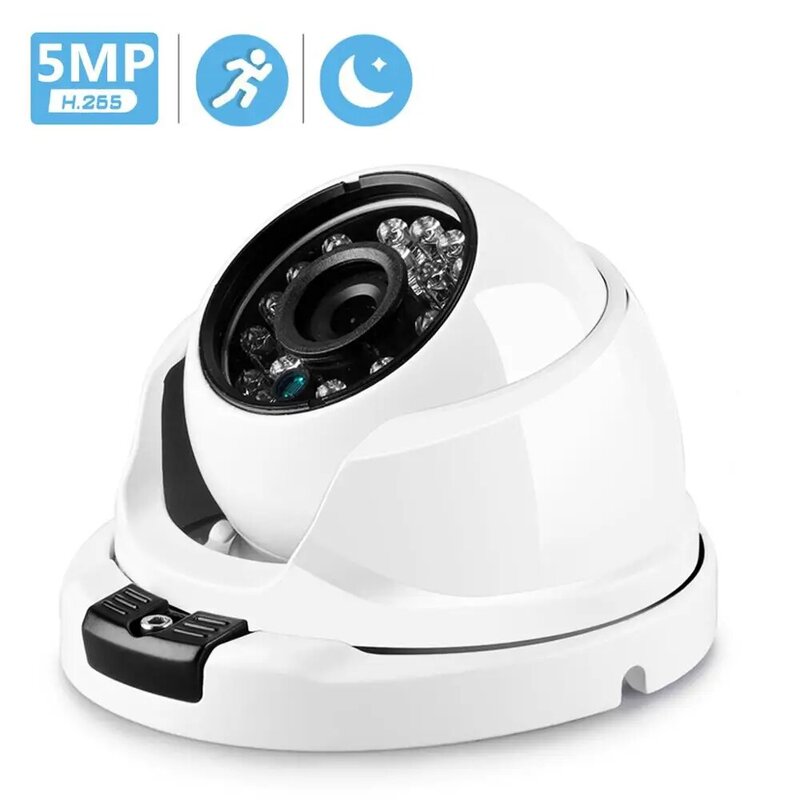 Besder-câmera de segurança do anti-vândalo para interno e exterior, câmera do ip do anti-vândalo, caixa do metal, detecção de movimento, 2 p, 3 p, 5 p, ip66