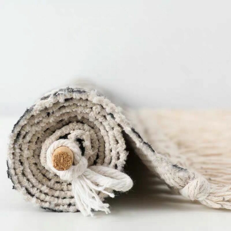 Скандинавский гобелен для гостиной, настенное украшение, подвесная ткань для холодильника, хлопчатобумажная льняная ткань, художественная подвесная нить
