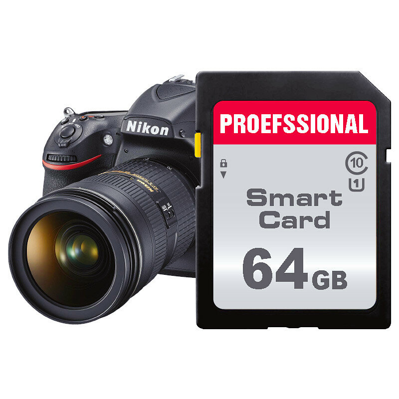 Cực Chất Pro/Ultra SD Thẻ 128GB 64GB 32GB 512GB 256G 16GB SD 128 bộ 5 Thẻ Nhớ Thẻ SD U1/U3 4K V30 Thẻ Dành Cho Máy Ảnh Canon