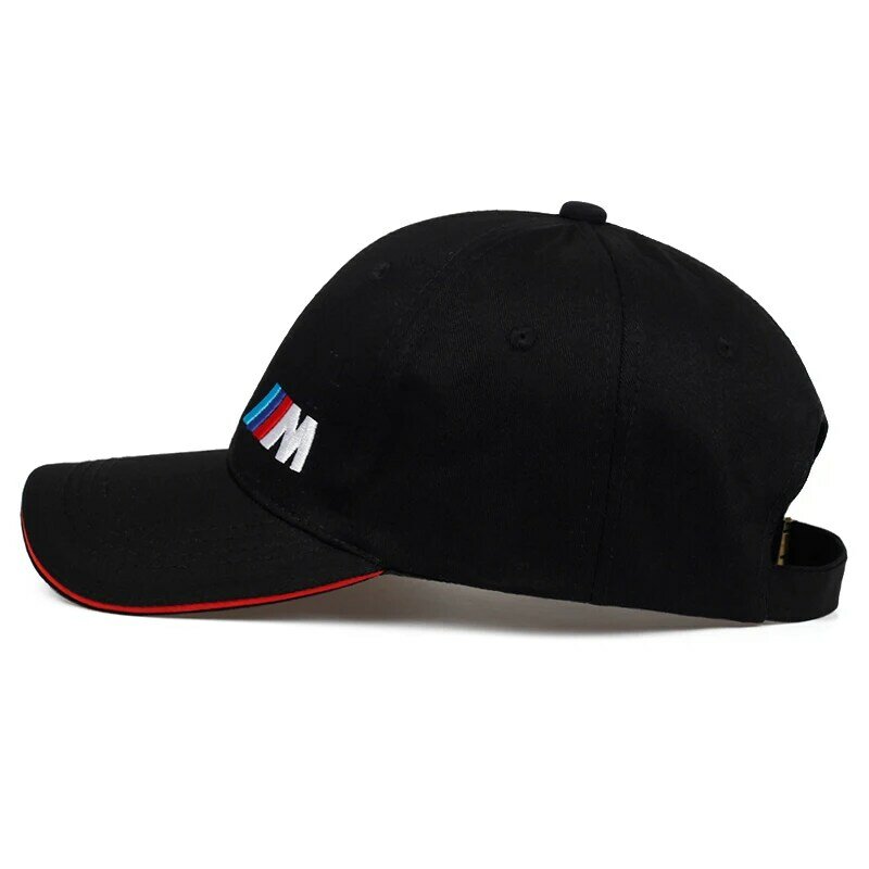 Mannen Mode Katoenen Auto Logo M Prestaties Baseball Cap Hoed Voor Katoen Mode Hip Hop Cap Hoeden