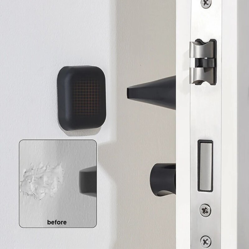 Tür Stopper Silikon Griff Stoßstangen Selbstklebende Stumm Anti-Shock Schutz Porte Pad Home Verbesserung Wand Protector Pad