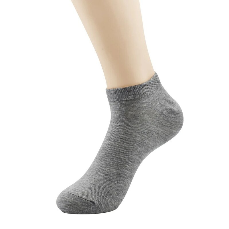 Calcetines invisibles para hombre y mujer, calcetín de algodón liso, 5 colores, diseño de malla ajustada, 2019